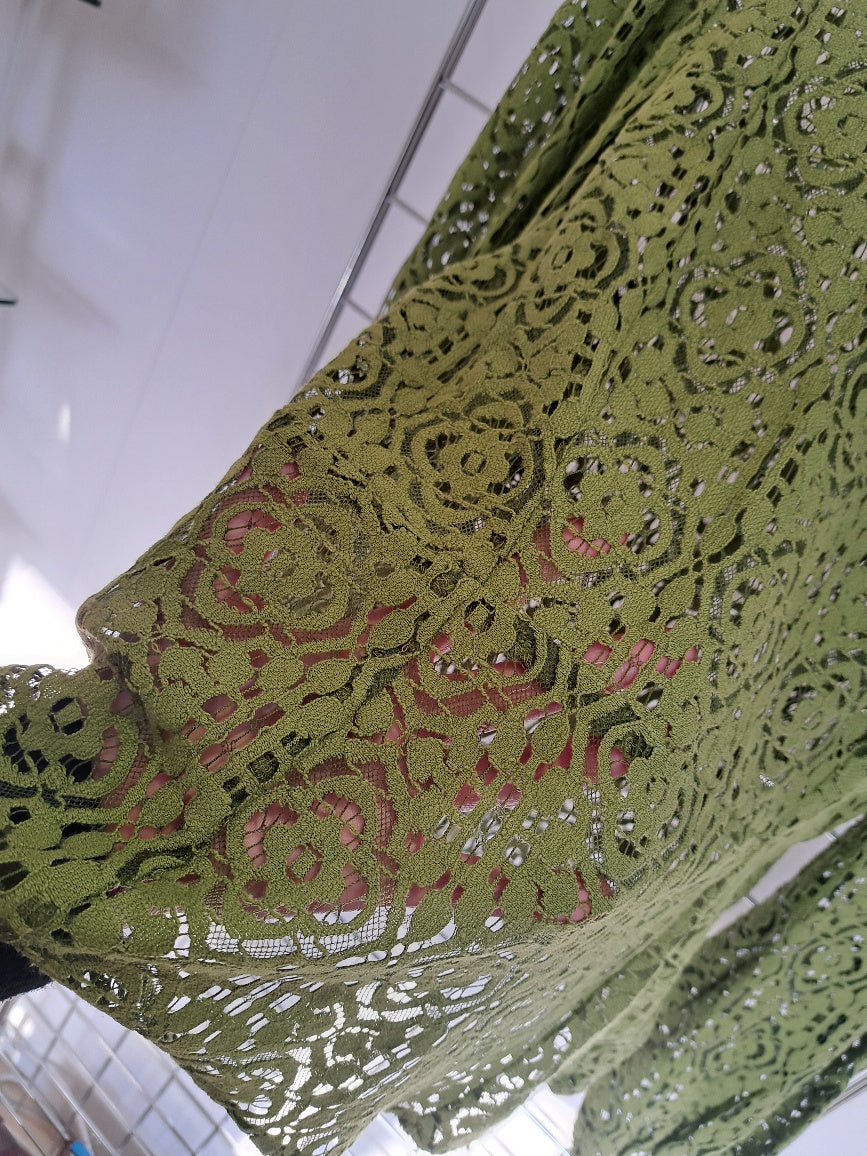 Green lace blouse - Maya Maya Ltd
