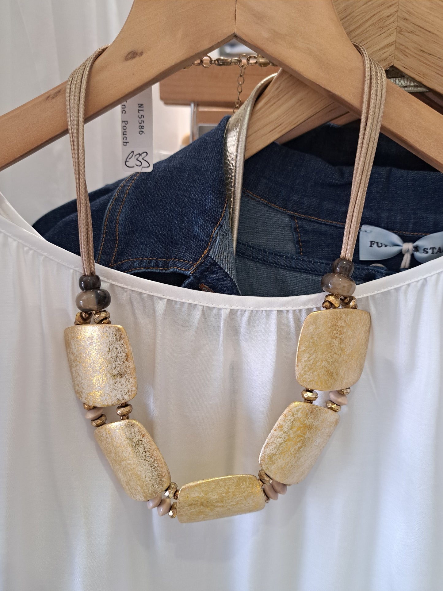 chunky gold necklace - Maya Maya Ltd