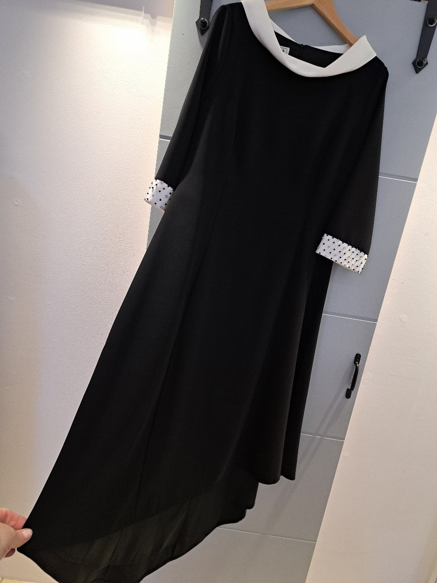 Lizabella high low black dress - Maya Maya Ltd