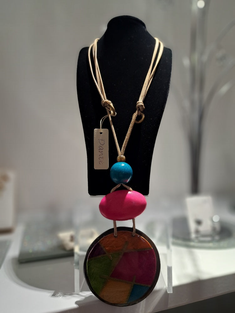 Vibrant coloured necklace - Maya Maya Ltd