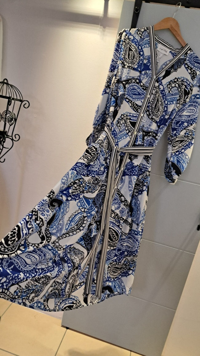 Joseph Ribkoff tiered midi dress - Maya Maya Ltd