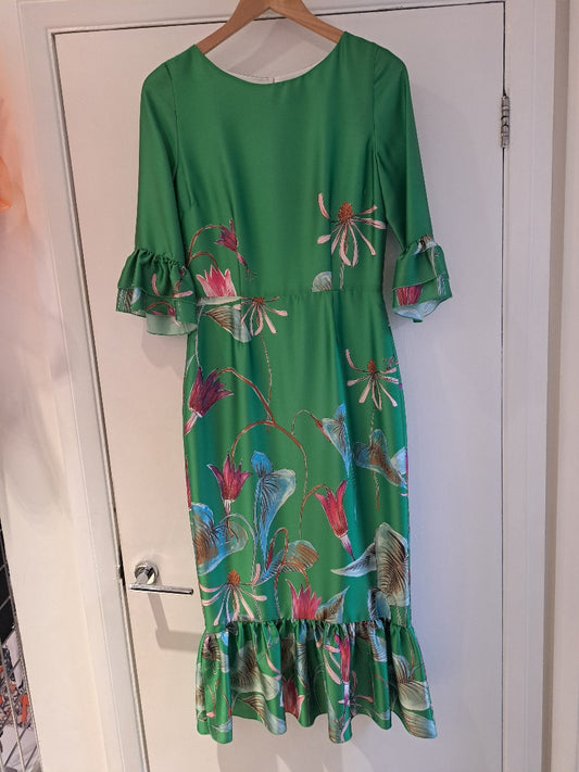 Fee G silky flower dress - Maya Maya Ltd
