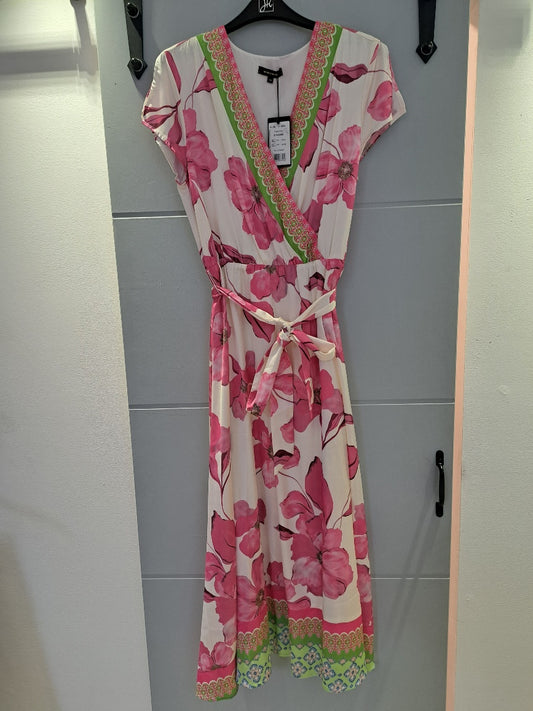 Silky fit and flare dress - Maya Maya Ltd