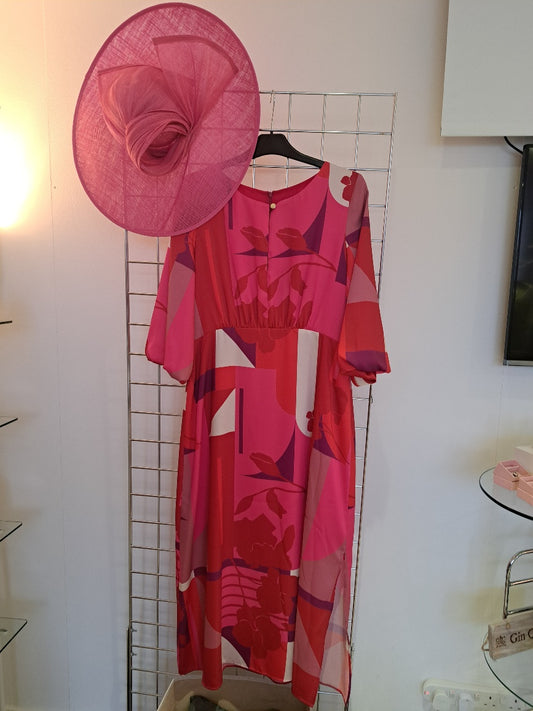Abstract pattern event dress - Maya Maya Ltd