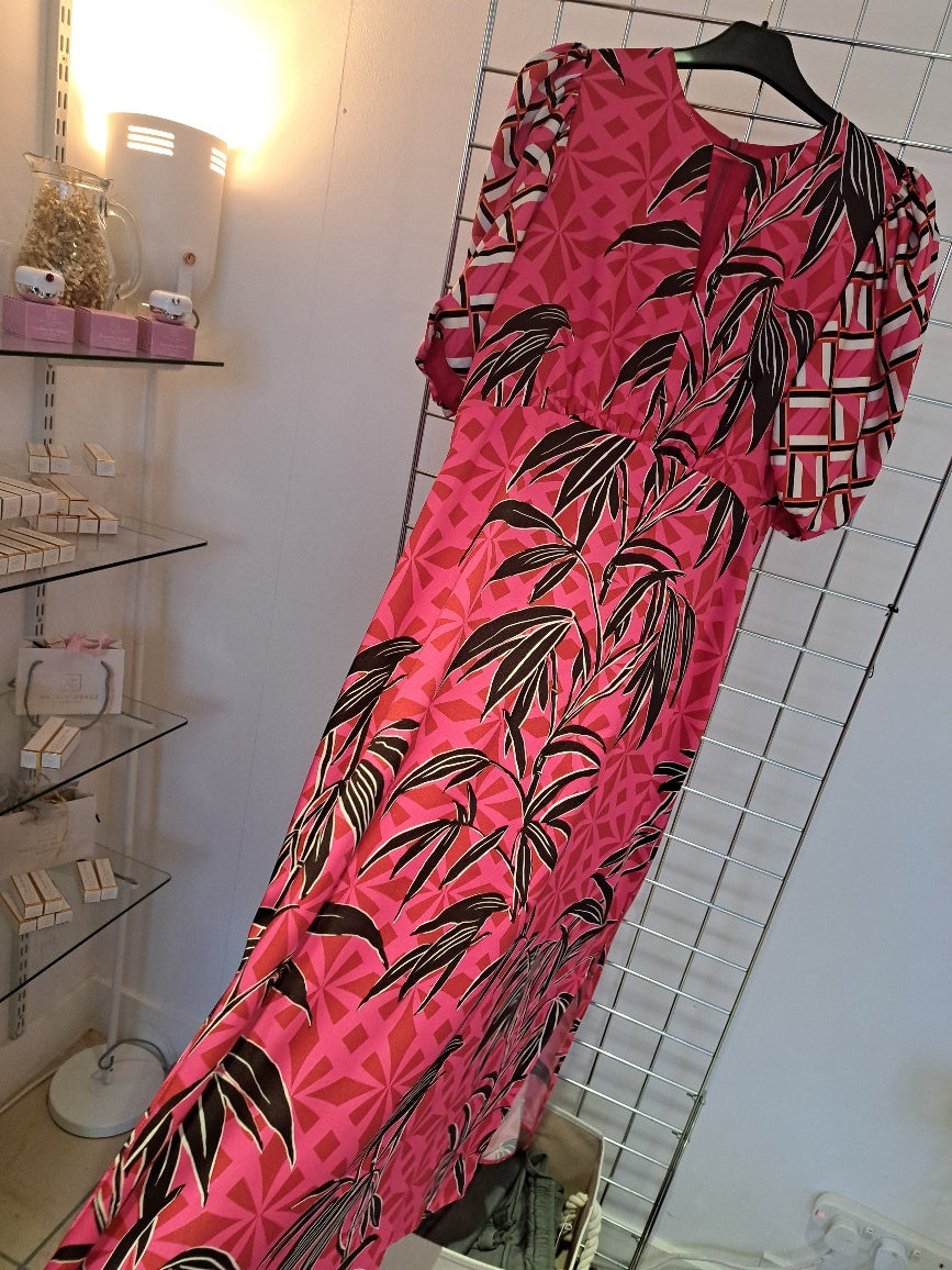 Event dress with Puff sleeve - Maya Maya Ltd