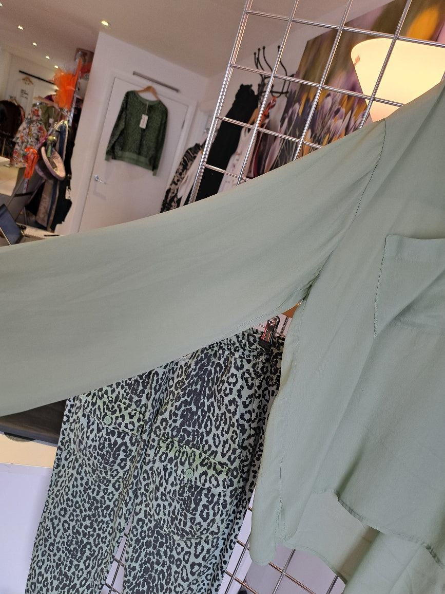 Funky Staff Silk mix oversized blouse - Maya Maya Ltd