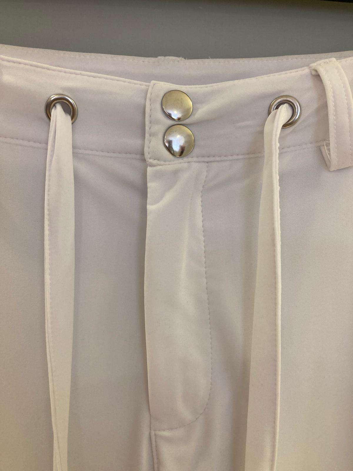 naya white stretch trousers - Maya Maya Ltd