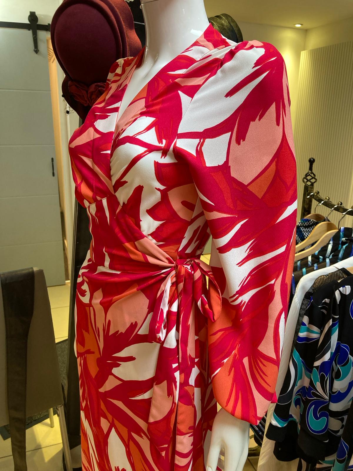 James lakeland wrap midi dress - Maya Maya Ltd