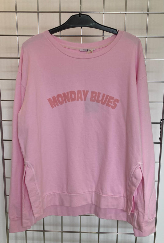 Funky Staff Monday blues cotton sweatshirt - Maya Maya Ltd