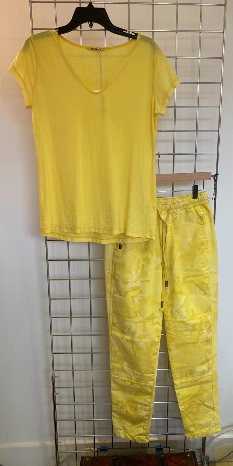 Funky Staff YOU yellow camouflage pants - Maya Maya Ltd