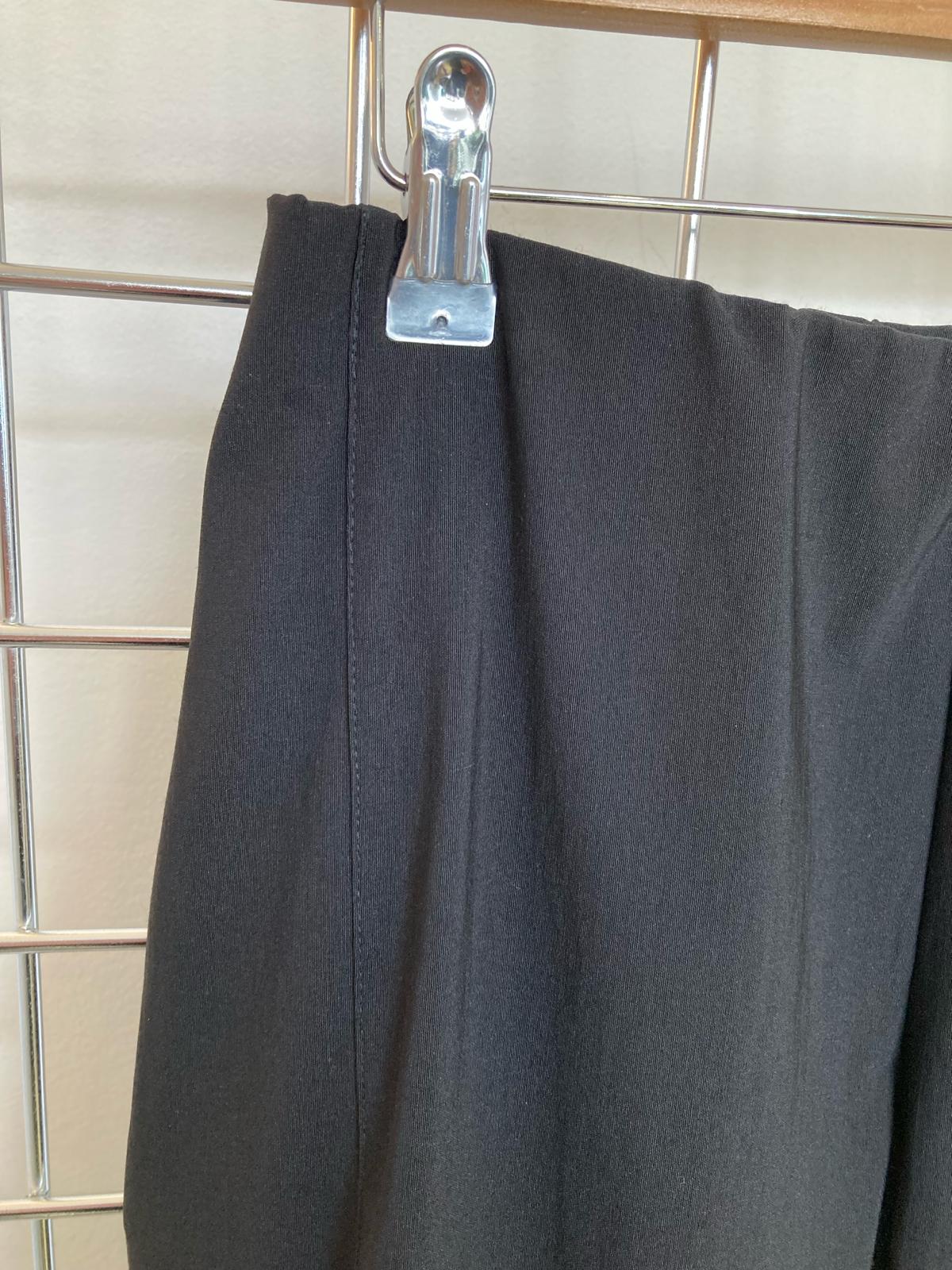 Black stretch zip pants - Maya Maya Ltd