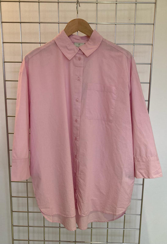 Pink cotton shirt - Maya Maya Ltd