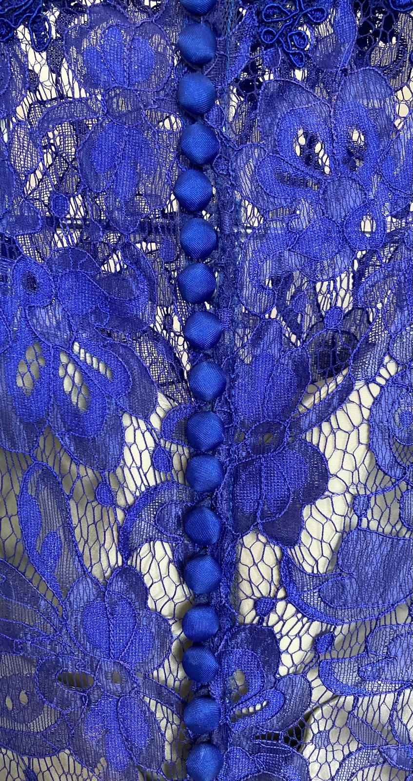 Marfil cobalt blue event dress - Maya Maya Ltd