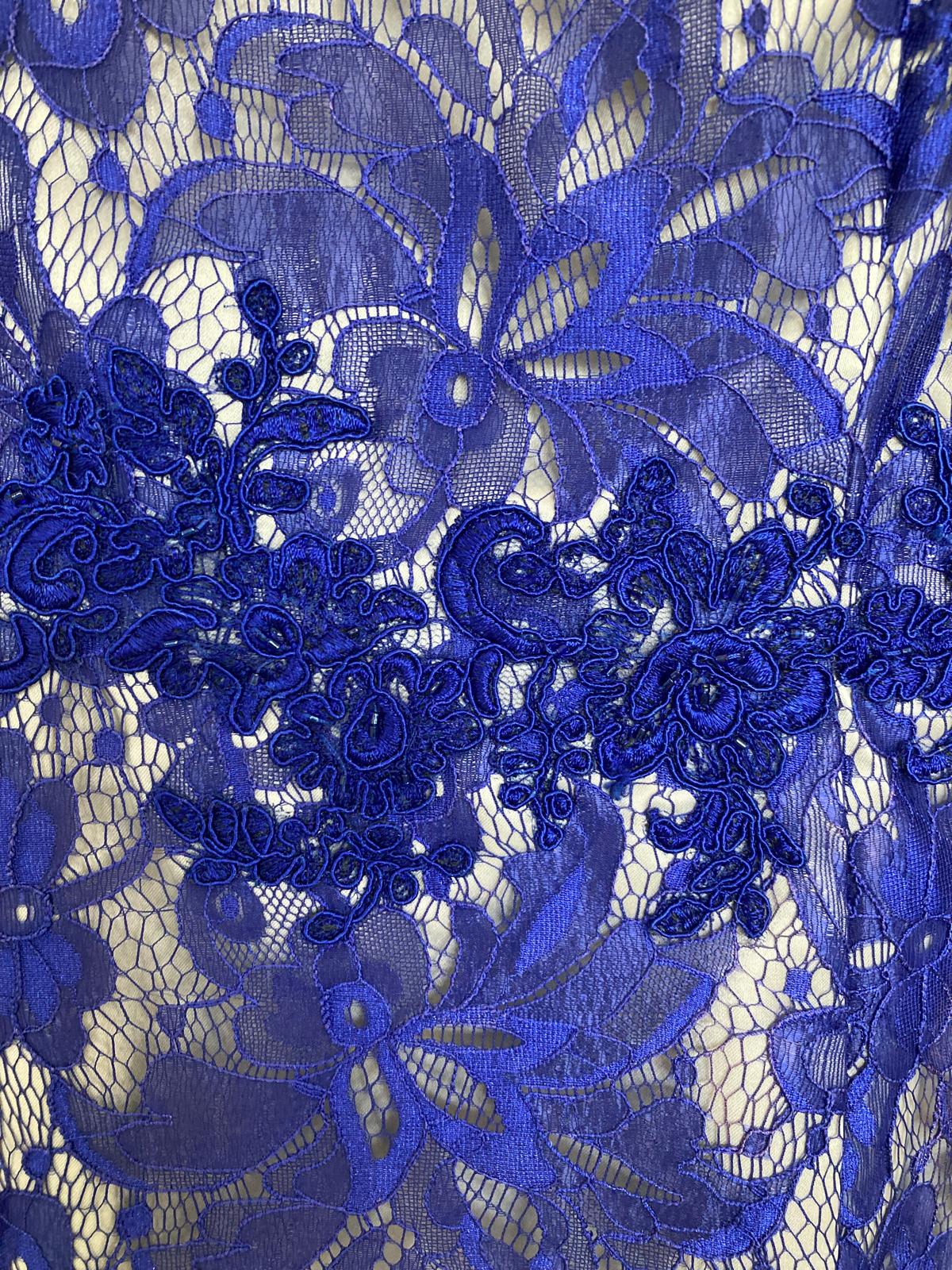Marfil cobalt blue event dress - Maya Maya Ltd
