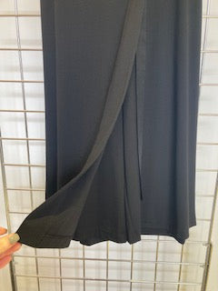 Black Wrap Skirt Culottes - Maya Maya Ltd