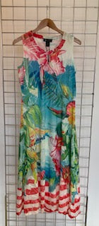 Tropical Print Floaty Dress - Maya Maya Ltd