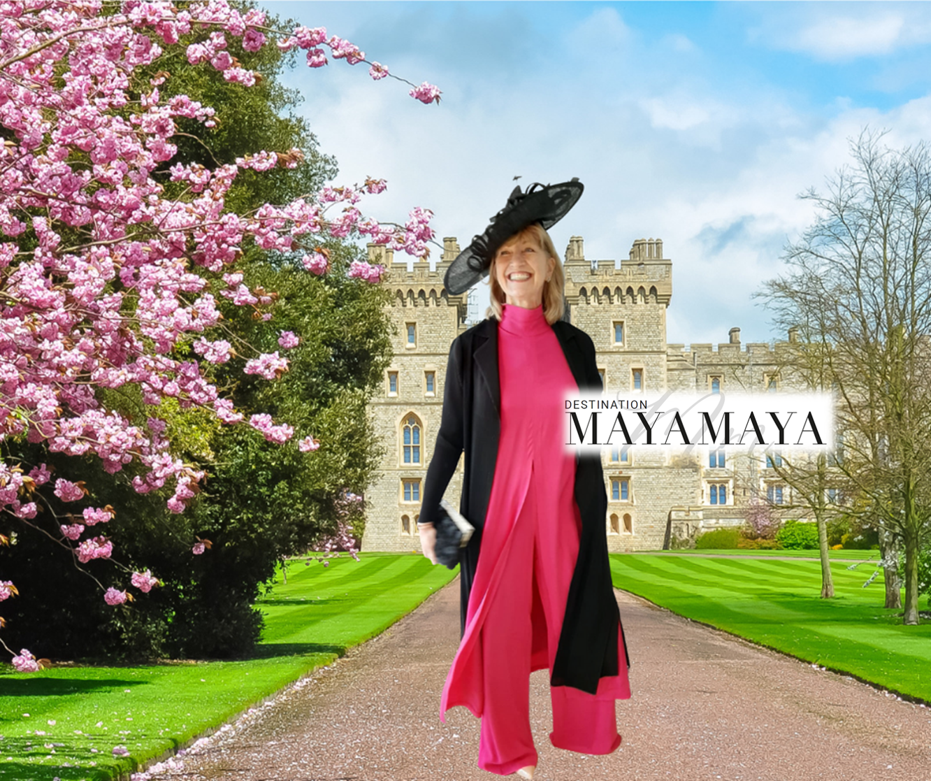 Hot Pink trouser suit - Maya Maya Ltd