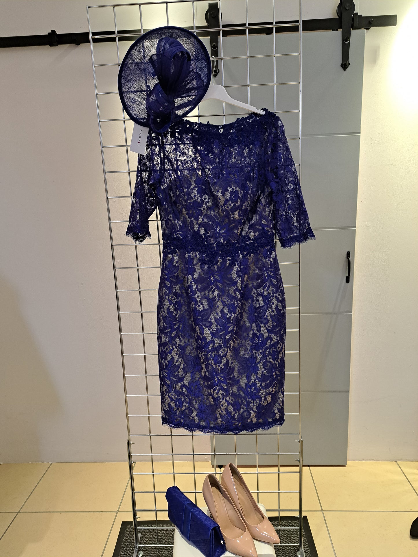 cobalt blue lace dress - Maya Maya Ltd