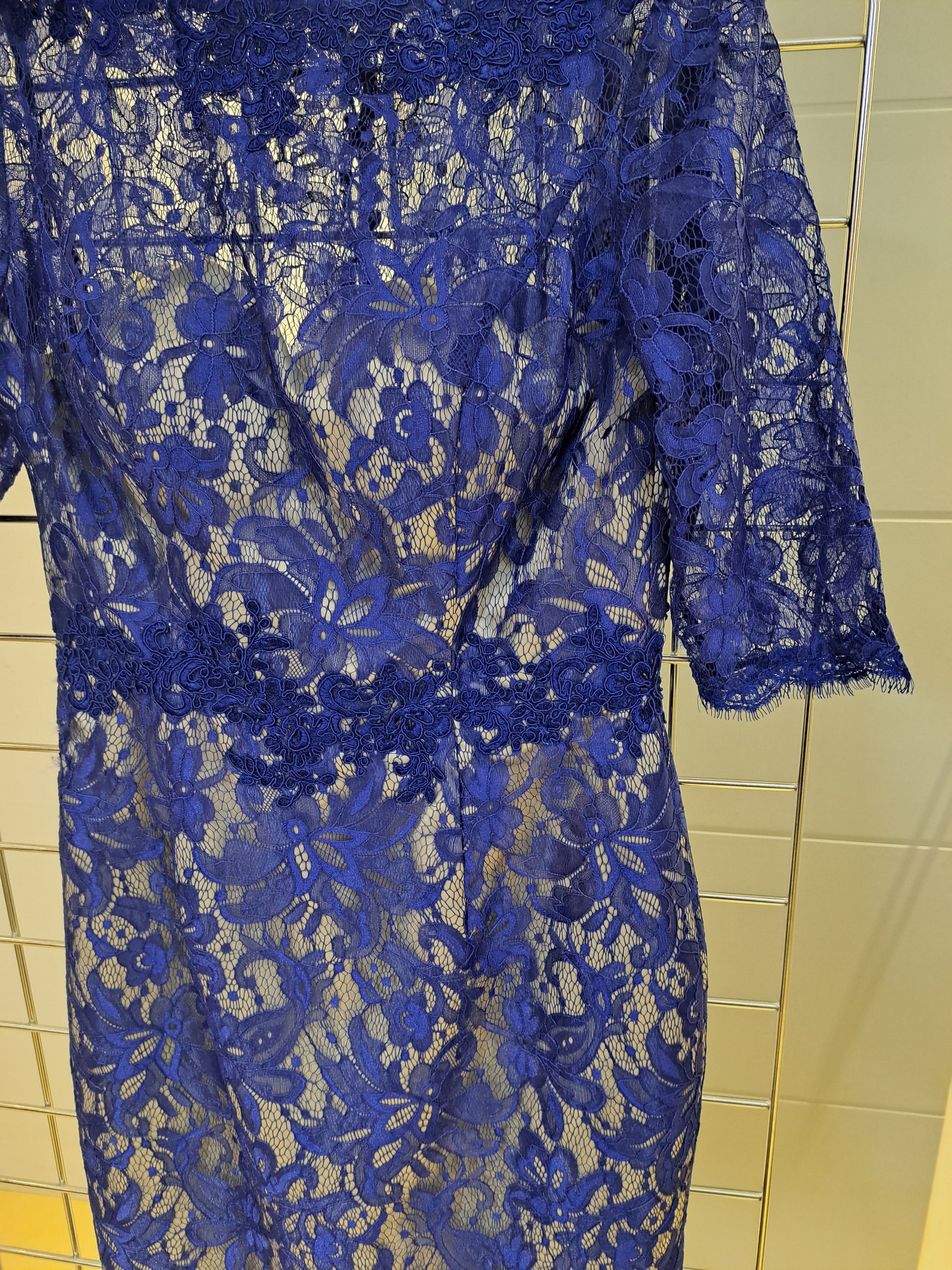 cobalt blue lace dress - Maya Maya Ltd