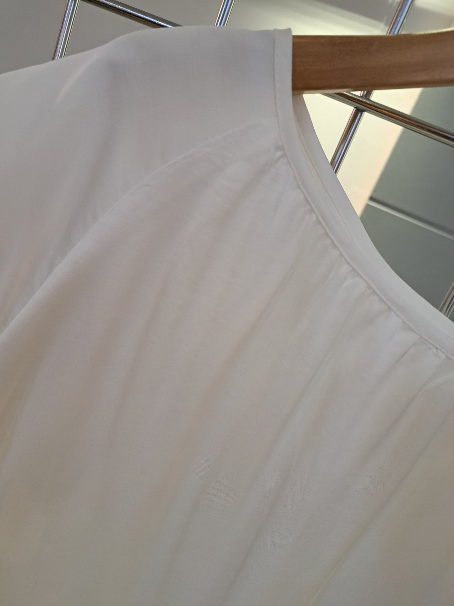 soft white boat neck blouse - Maya Maya Ltd