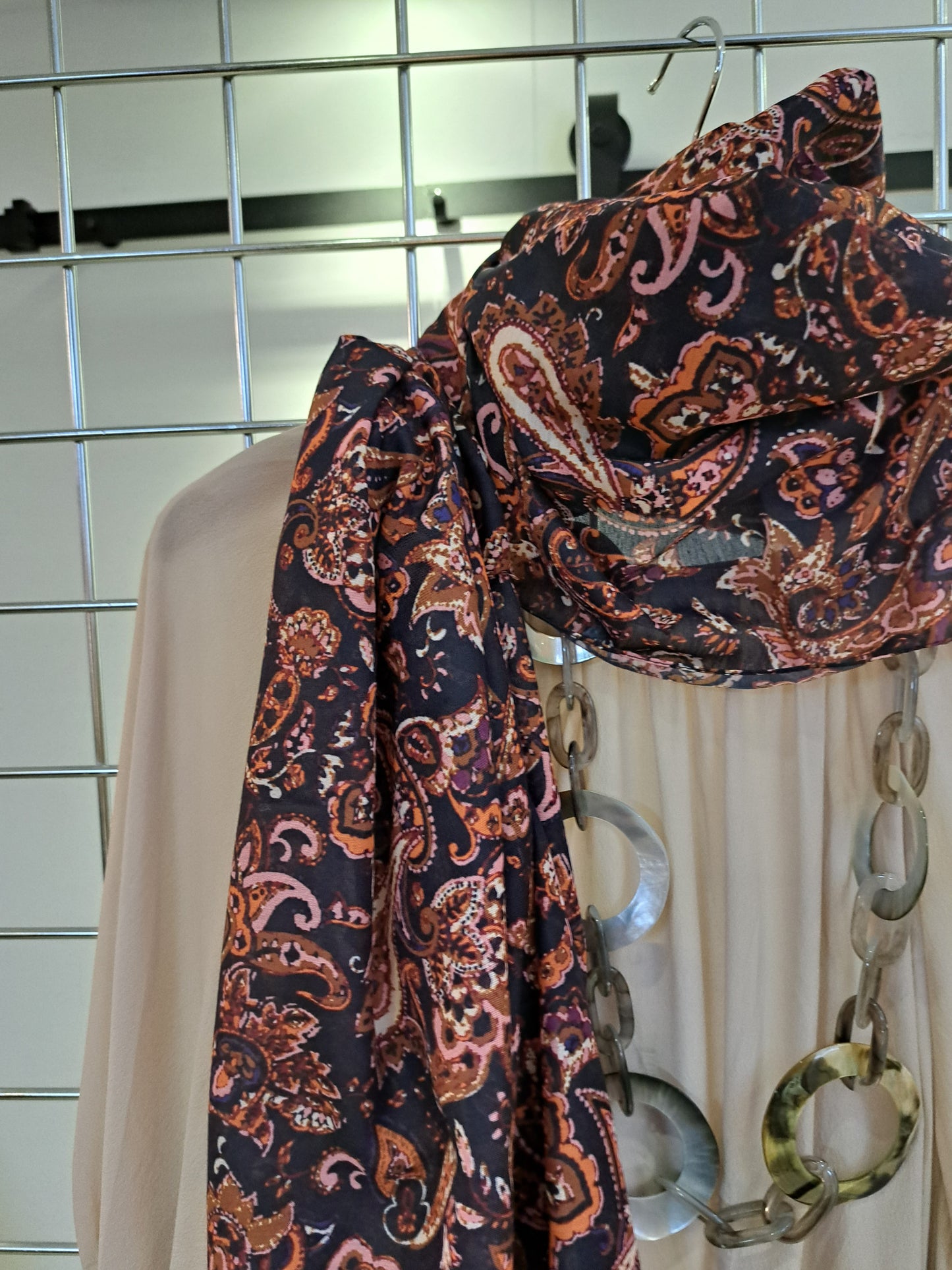 Paisley print scarf - Maya Maya Ltd