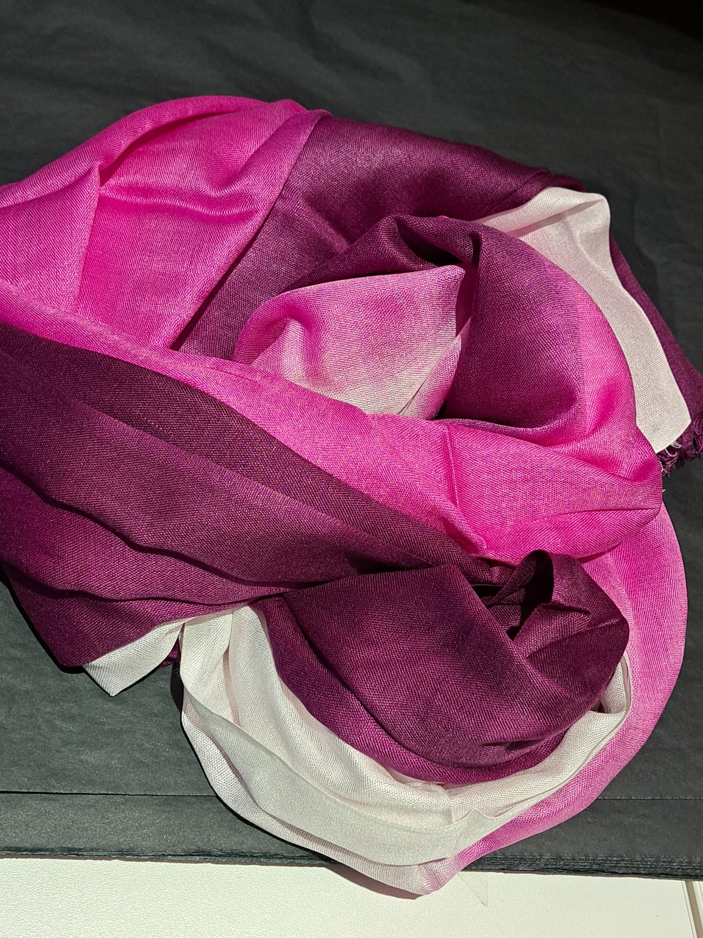 silky multi tonal scarf pinks - Maya Maya Ltd