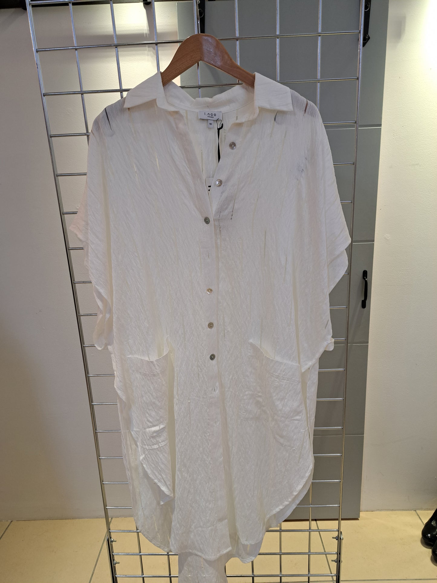 White oversized shirt - Maya Maya Ltd