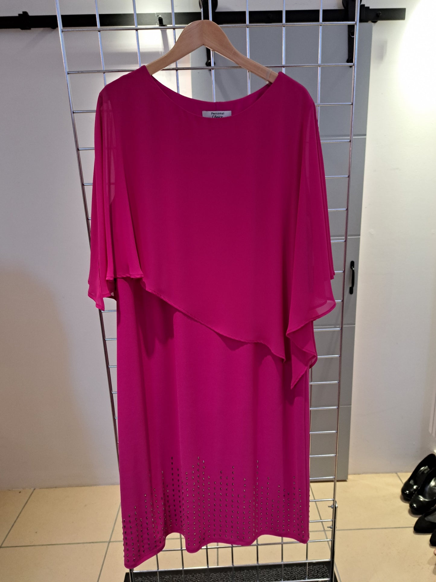 plus size pink event dress - Maya Maya Ltd