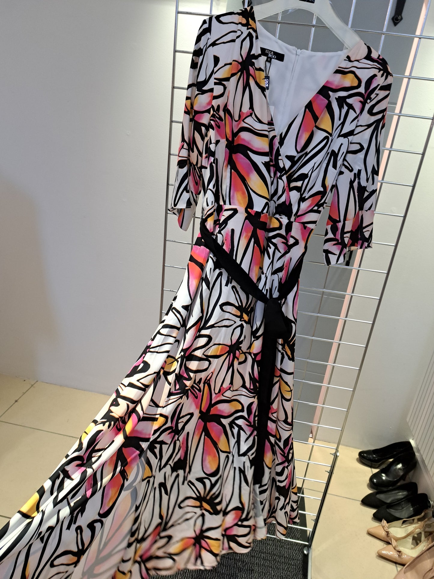 Vibrant multi coloured midi dress - Maya Maya Ltd