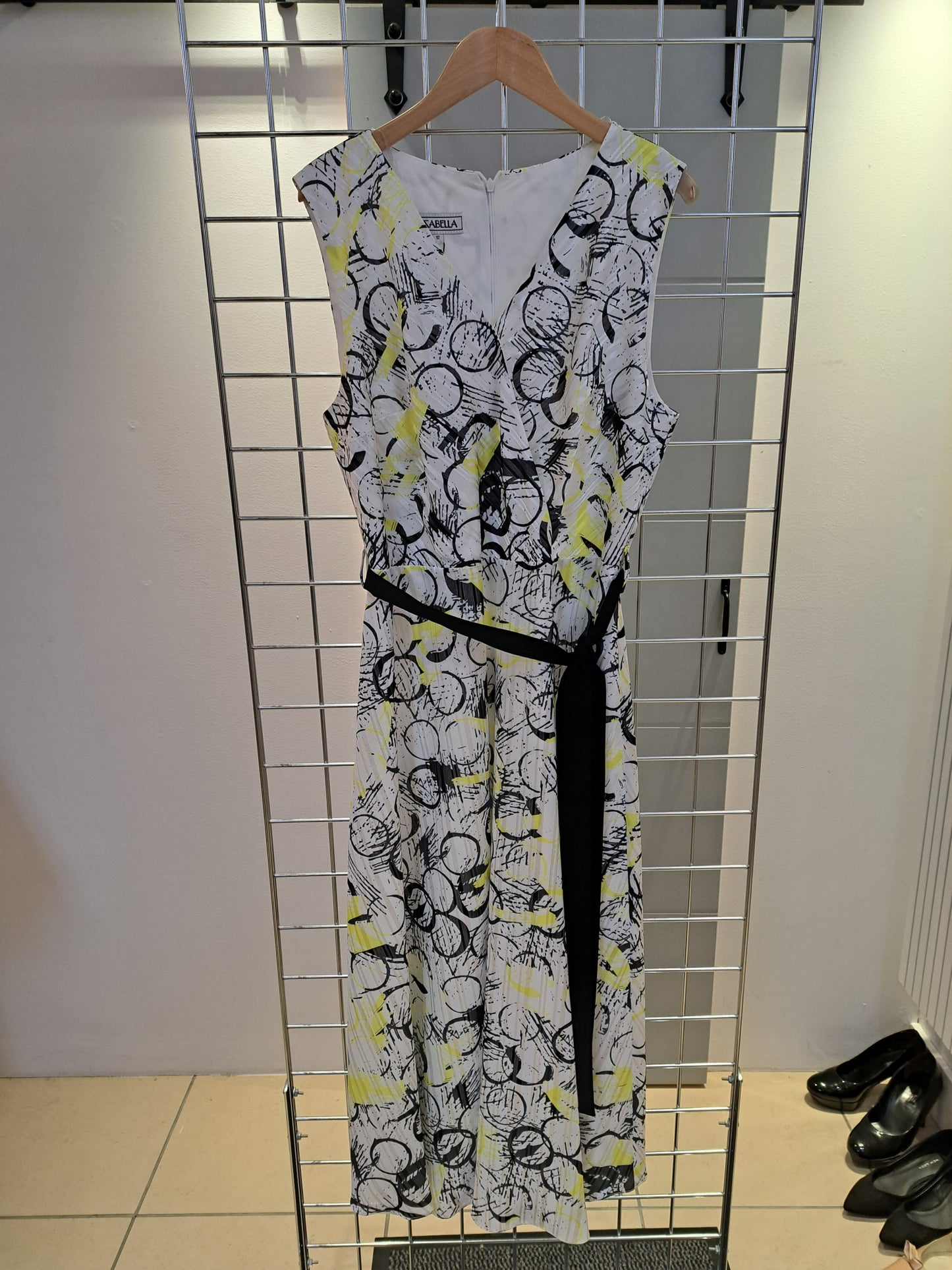 black white lemon summer dress - Maya Maya Ltd