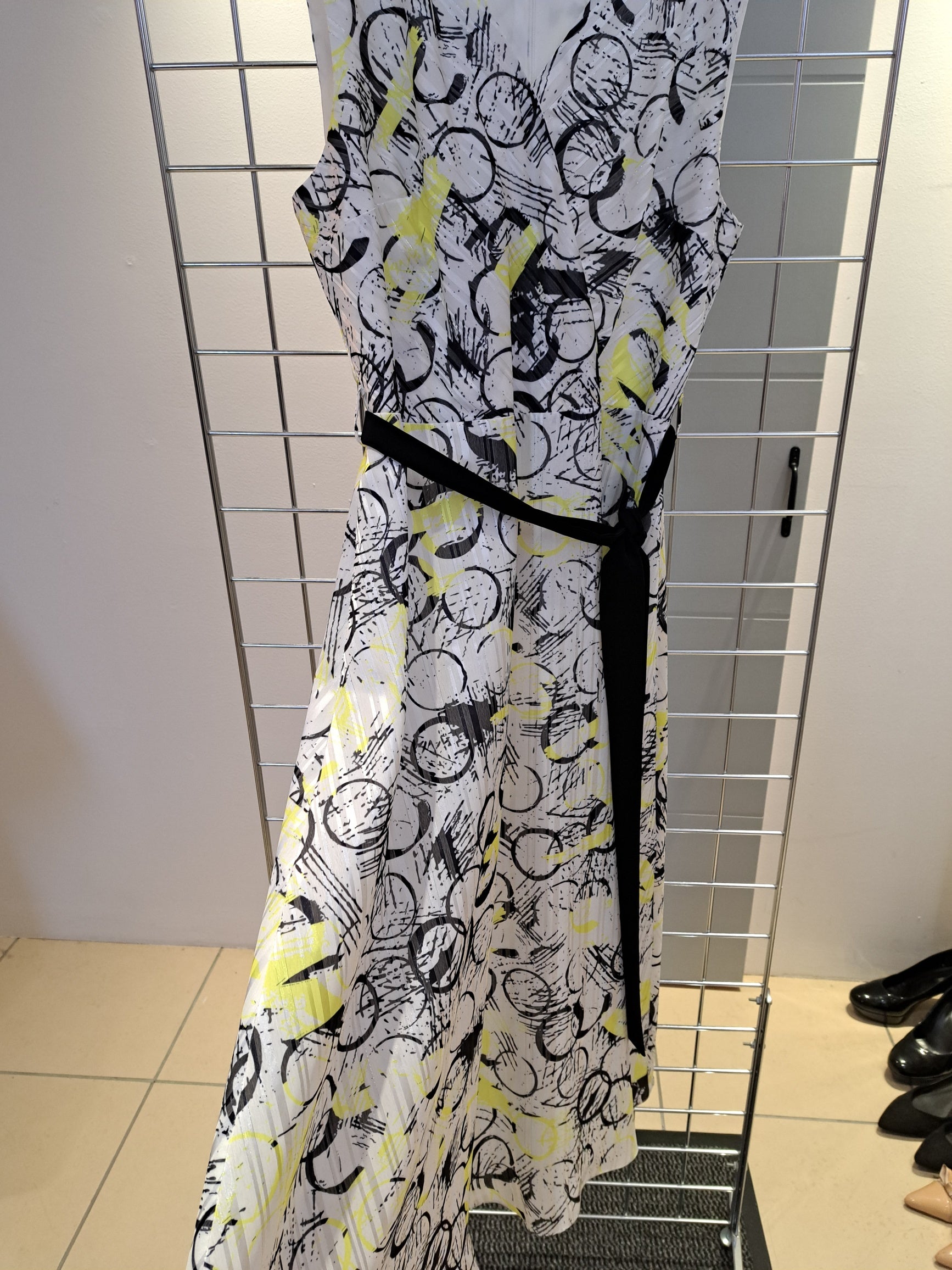 black white lemon summer dress - Maya Maya Ltd