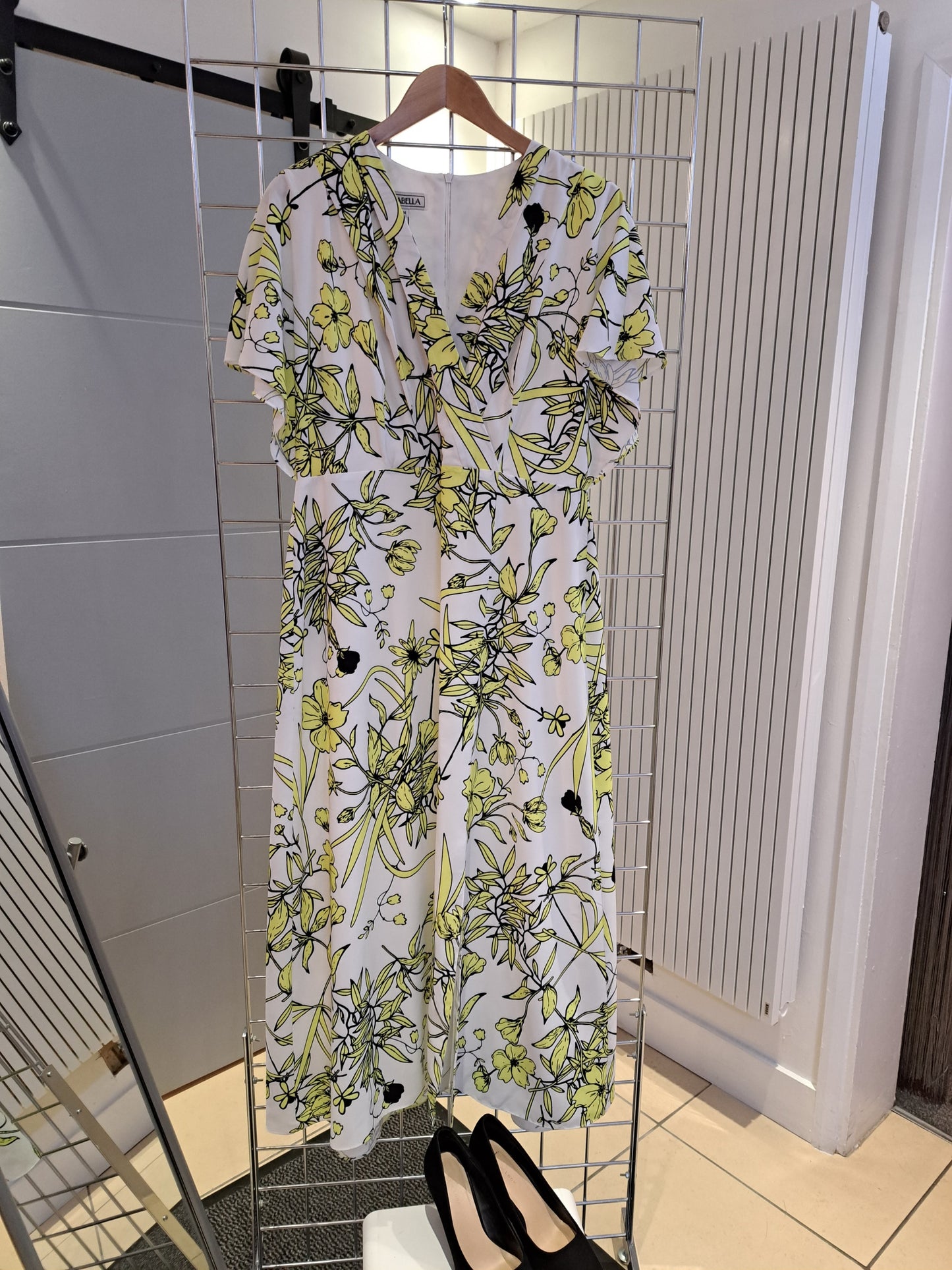 Lime print summer dress - Maya Maya Ltd