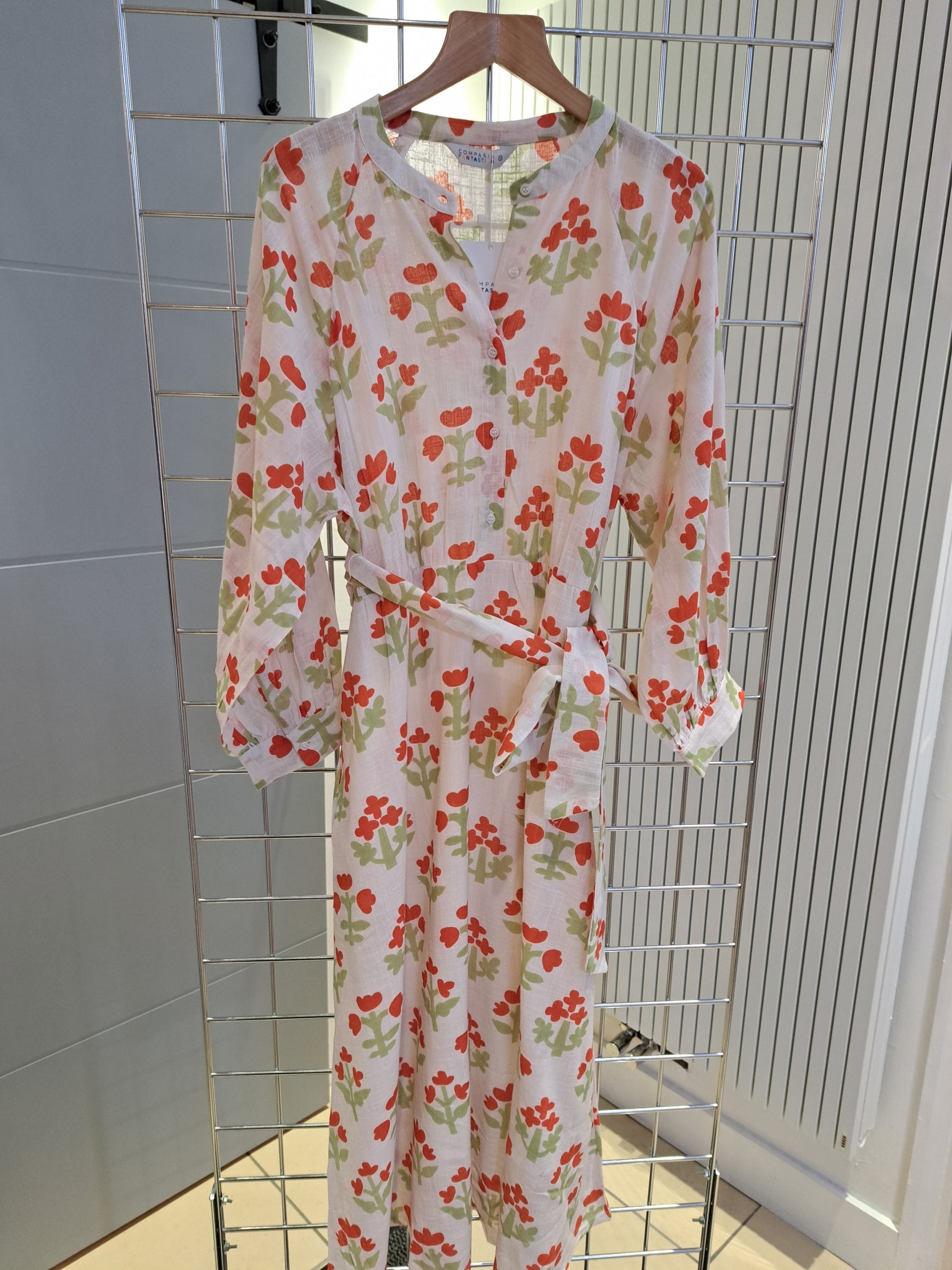Flower print cotton dress - Maya Maya Ltd