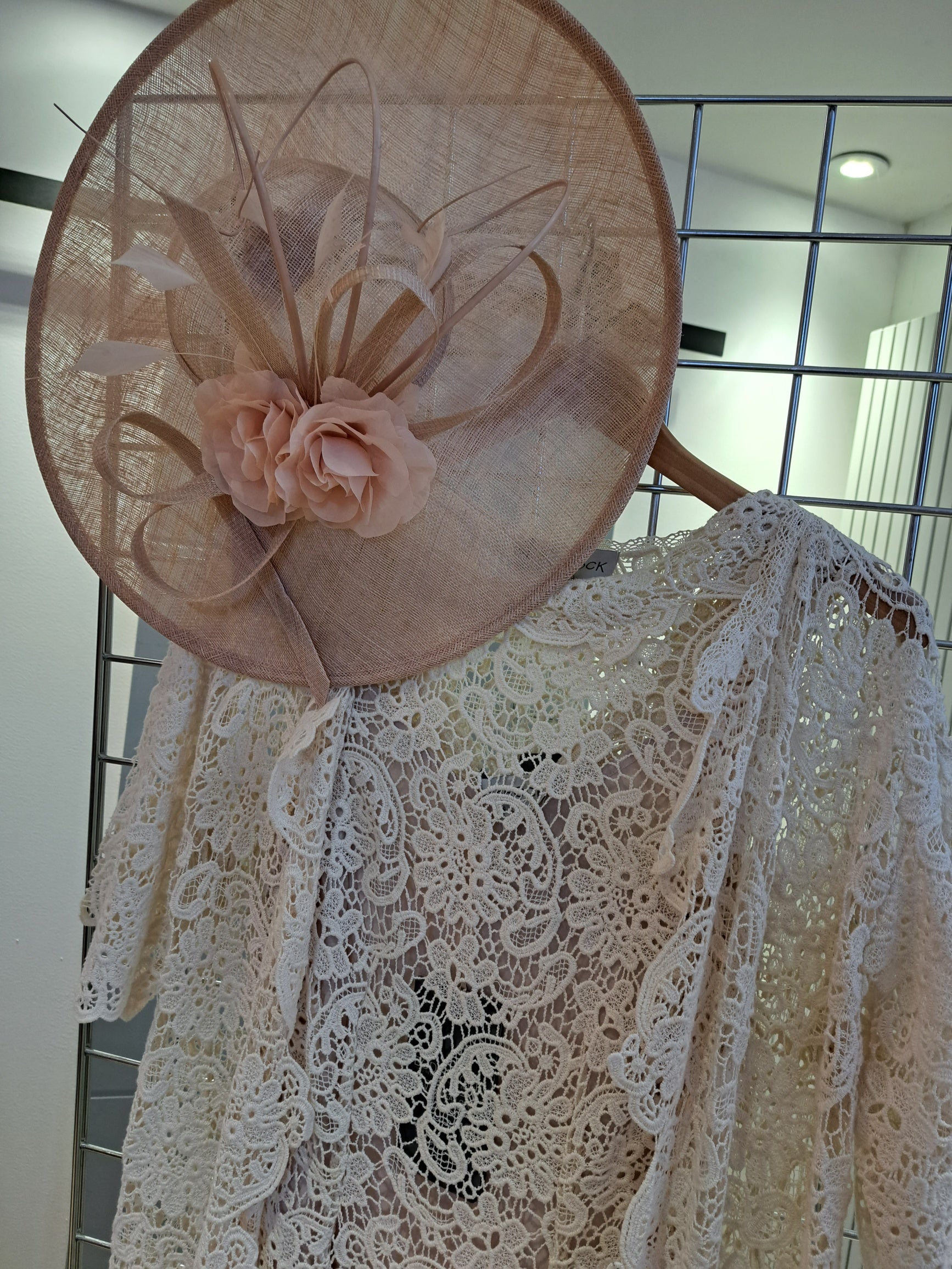 Cream lace cotton Dress - Maya Maya Ltd
