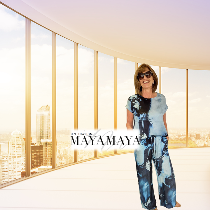 Wide leg Silky trousers - Maya Maya Ltd