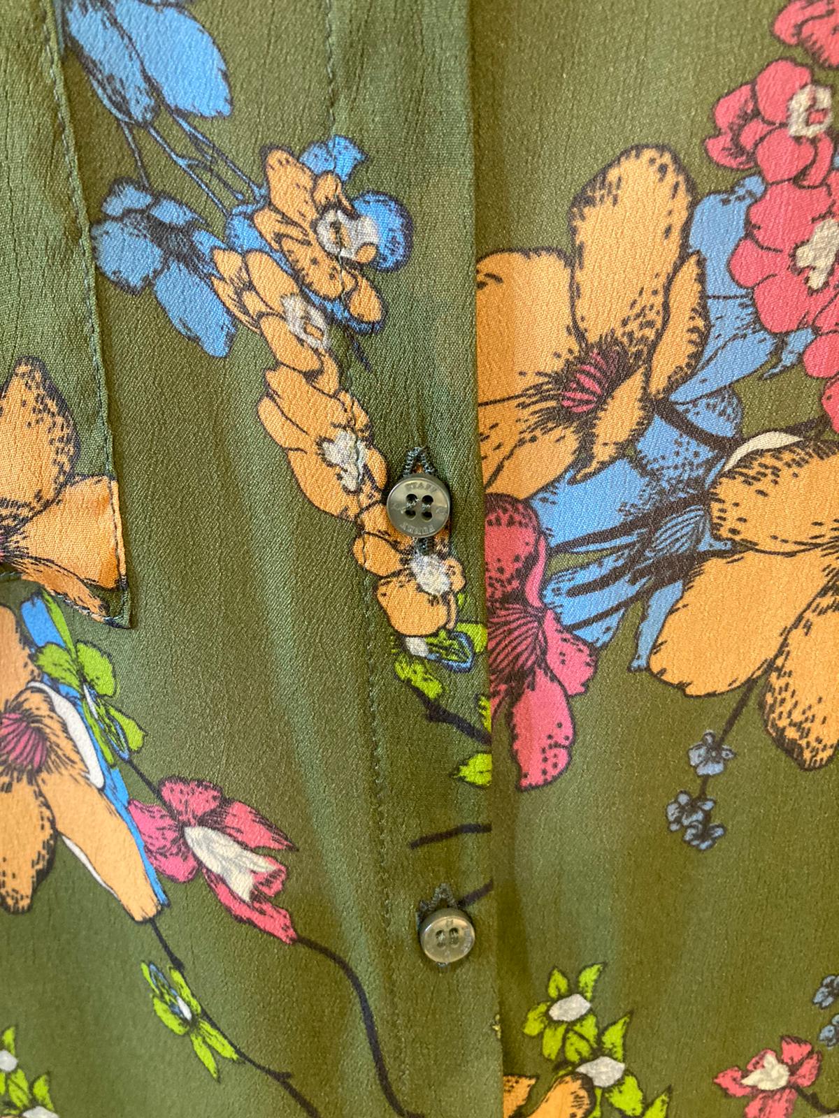 funky staff flowery longline shirt - Maya Maya Ltd
