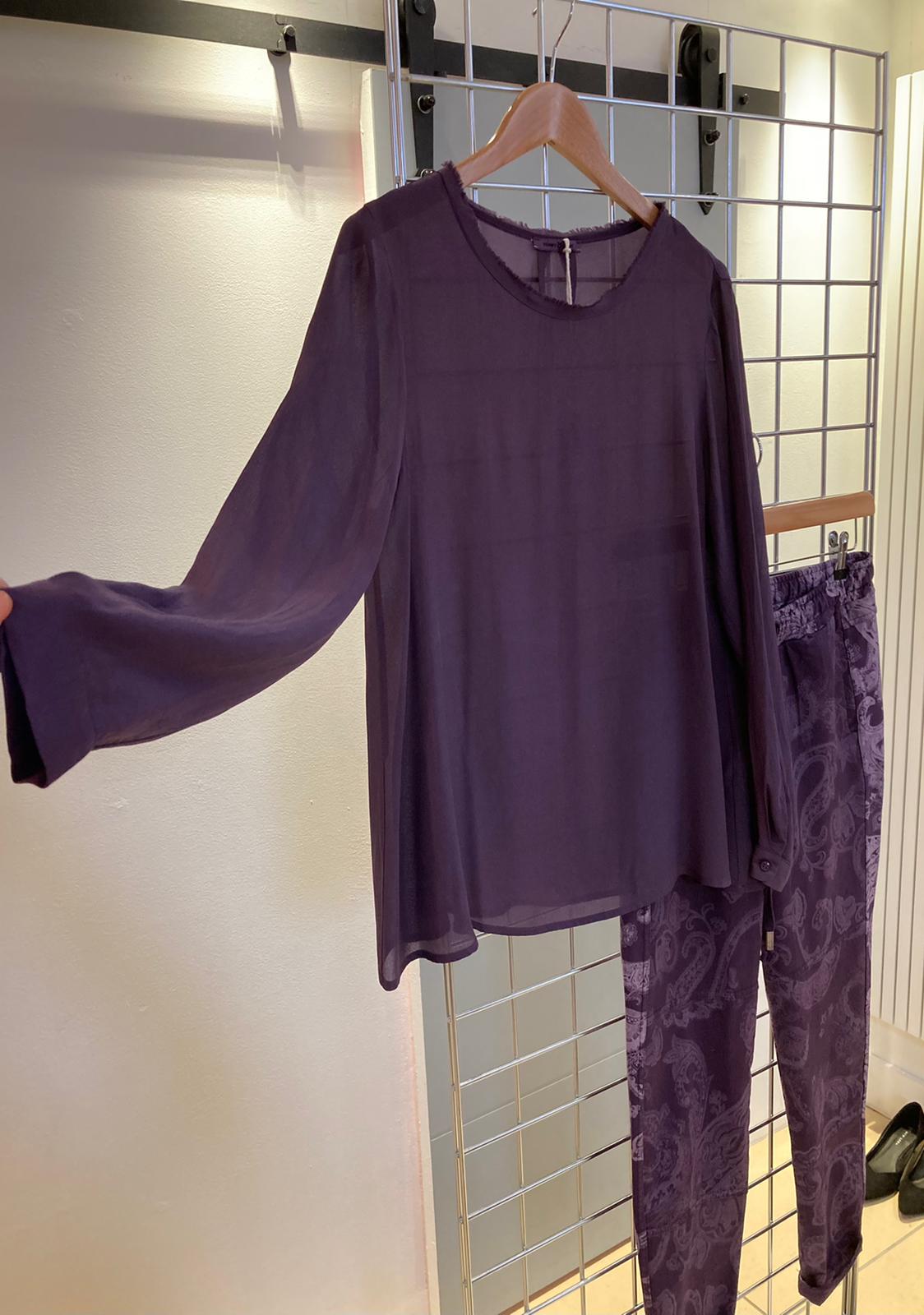 Funky Staff purple paisley YOU trousers - Maya Maya Ltd